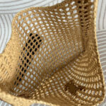 Saint Laurent Oxalis Bag In Raffia Macrame